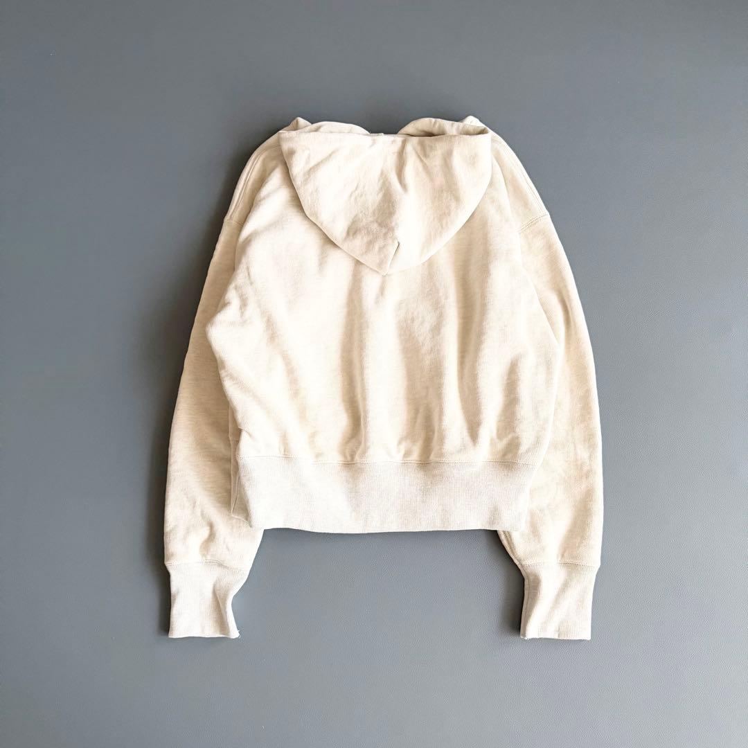【トゥデイフル】ヘビーウェイトスウェットパーカー クリーム F 厚手 フーディー