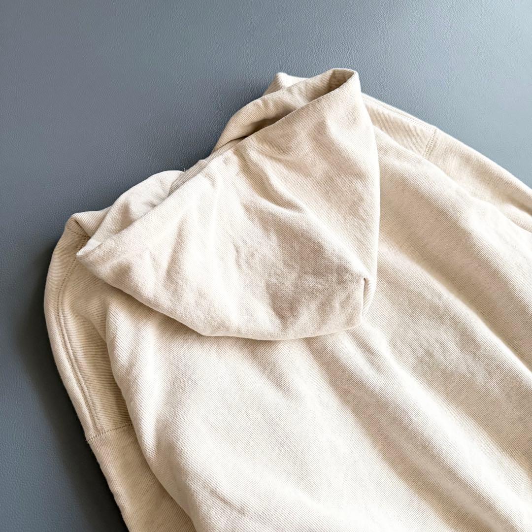 【トゥデイフル】ヘビーウェイトスウェットパーカー クリーム F 厚手 フーディー