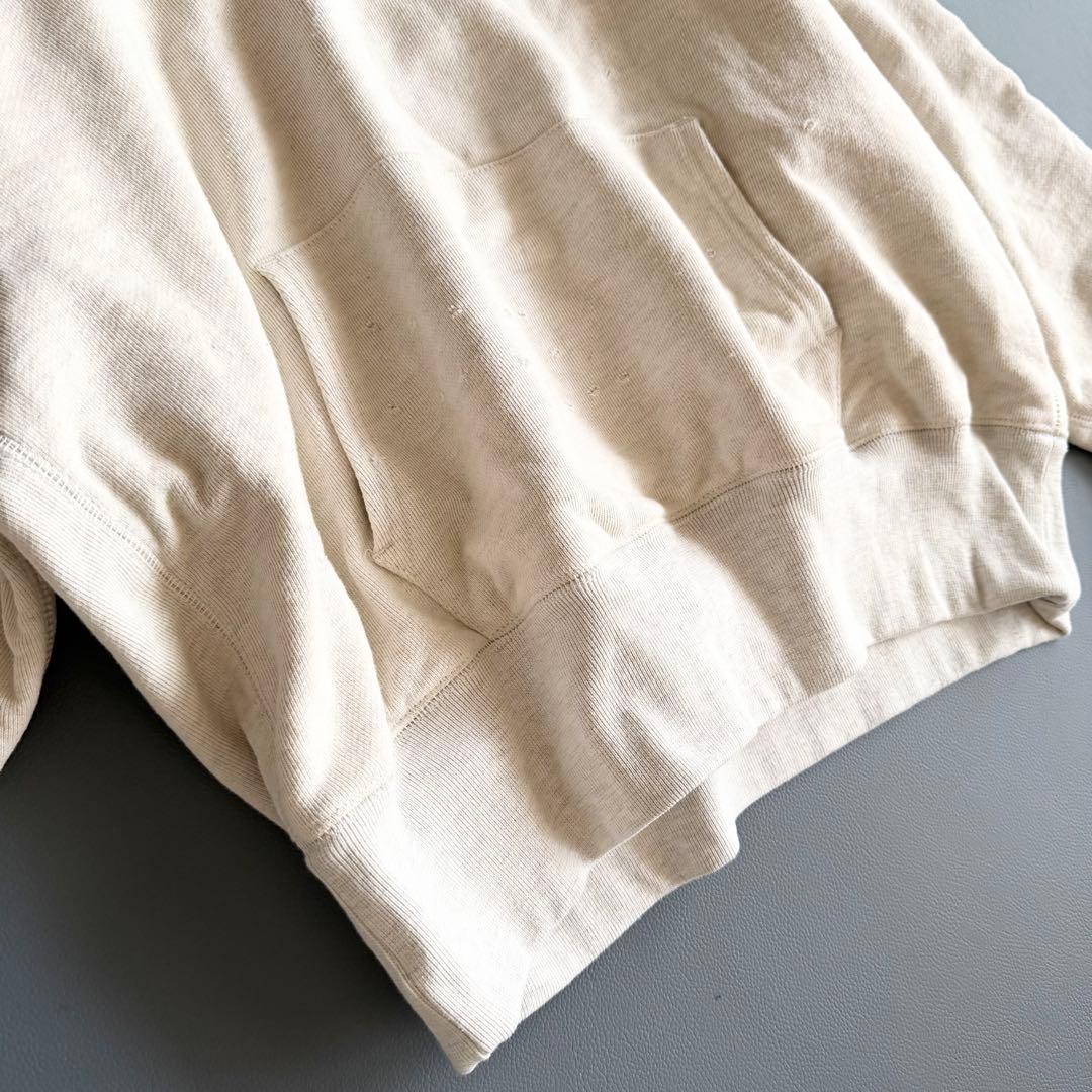 【トゥデイフル】ヘビーウェイトスウェットパーカー クリーム F 厚手 フーディー