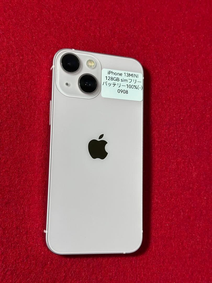 【0908】iPhone 13MINIピンク 128GB simフリー