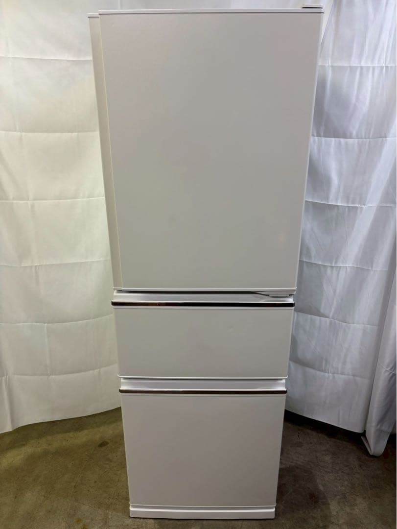 三菱電機 3ドア冷蔵庫 MR-CX27D-W 2019年製 272L