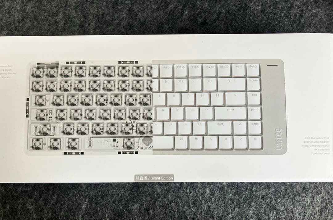 【超美品】Lofree Flow2 84キーボード シルバー （Void 静音）