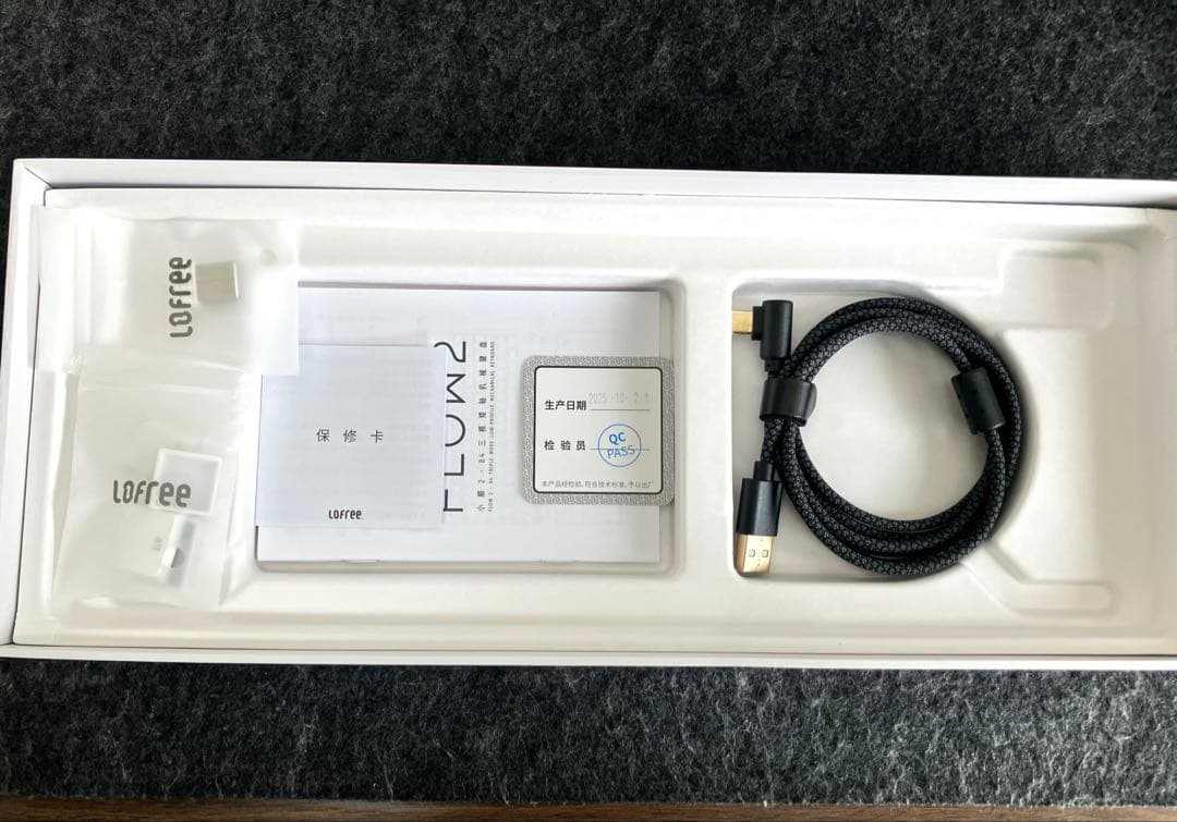 【超美品】Lofree Flow2 84キーボード シルバー （Void 静音）