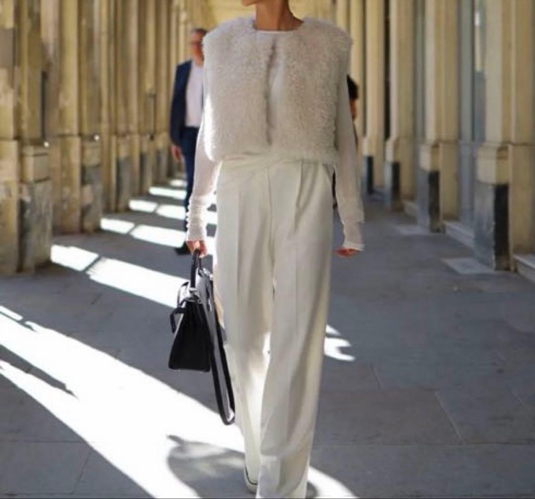 Gypsohila Poodle Vest ホワイト　美品