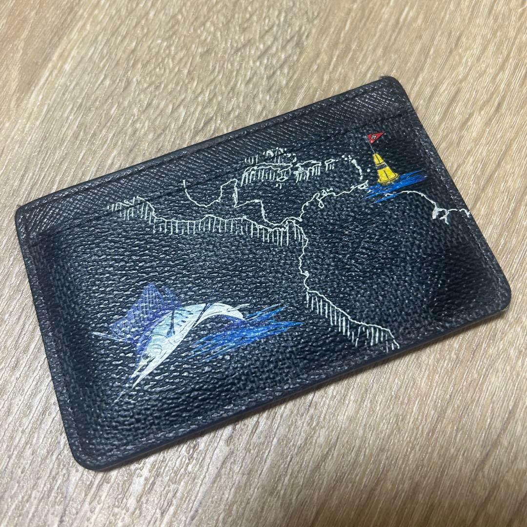 美品 ルイヴィトン ダミエグラフィット ポルトカルトサーンプル マップ カード