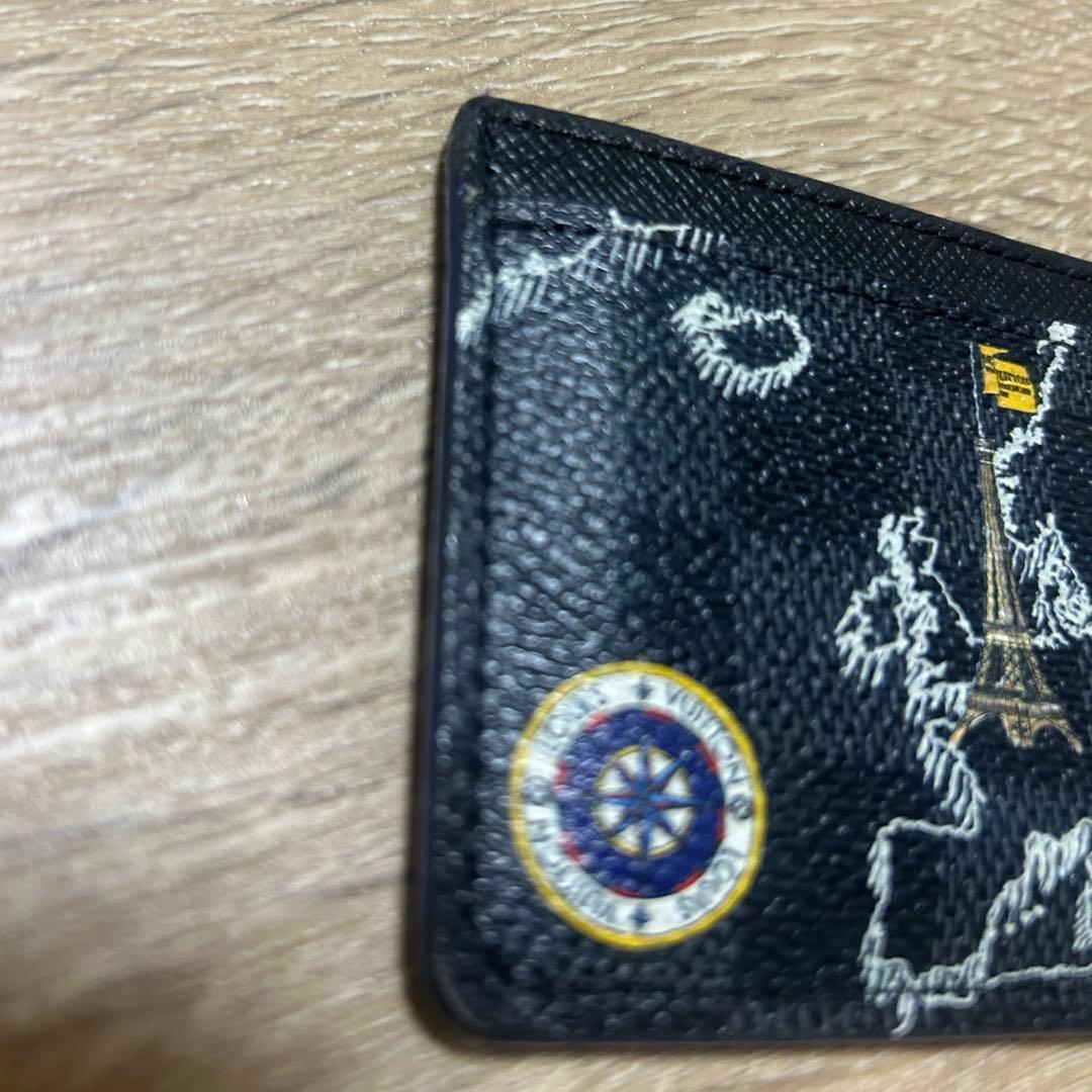 美品 ルイヴィトン ダミエグラフィット ポルトカルトサーンプル マップ カード