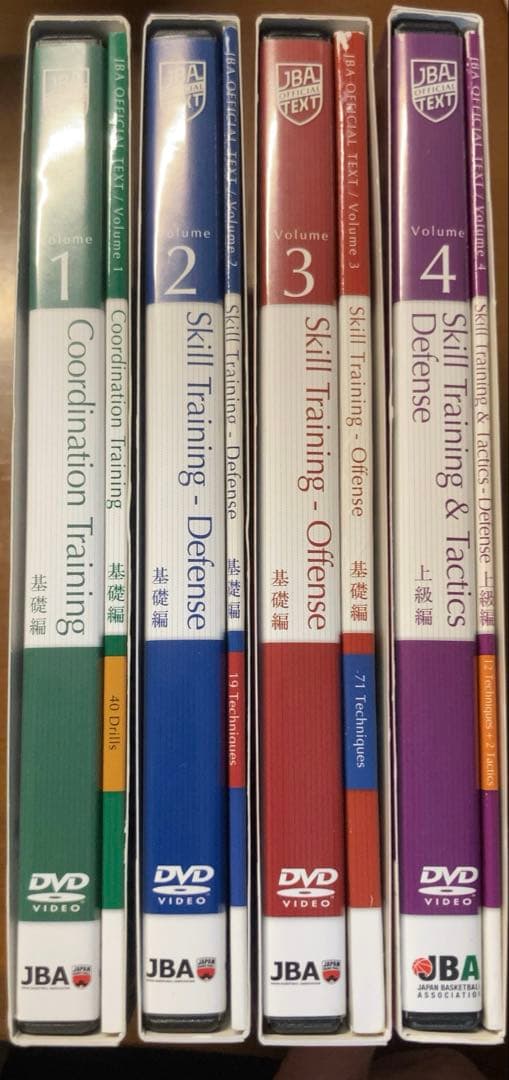 JBA公式テキストDVD & テキスト 1-4巻セット