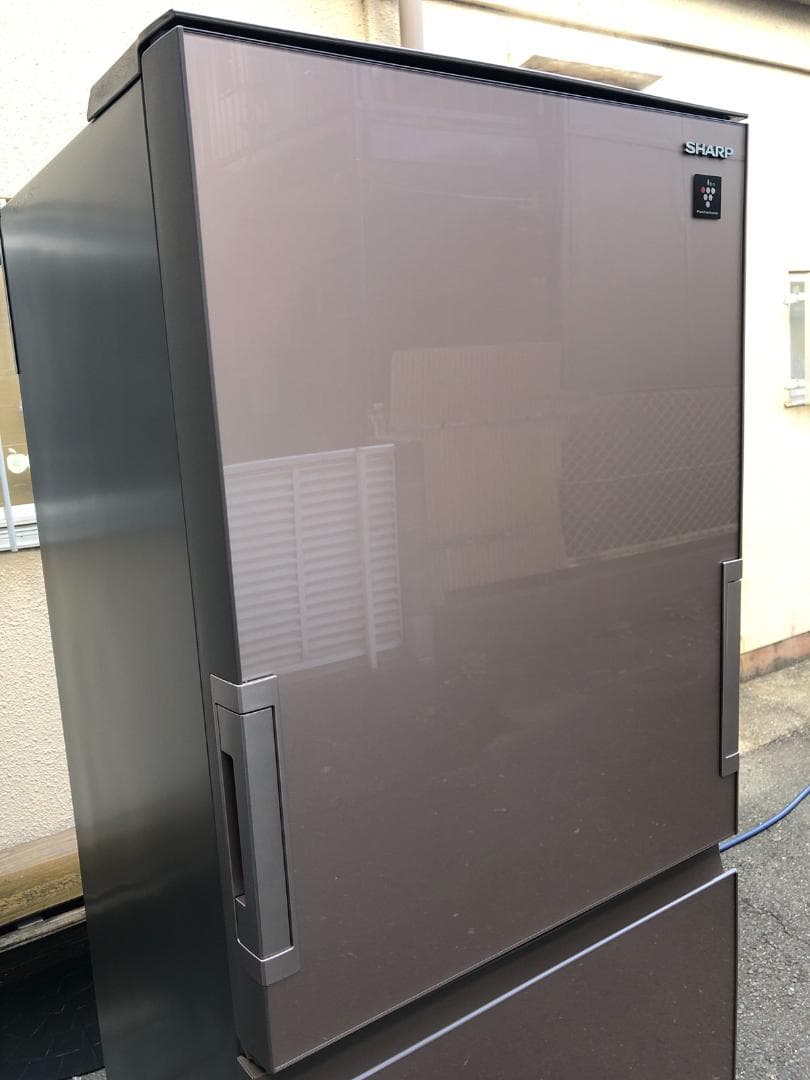 全国送料無料 SHARP 冷蔵庫 SJ-GE36D-T ブラウン 2018年製