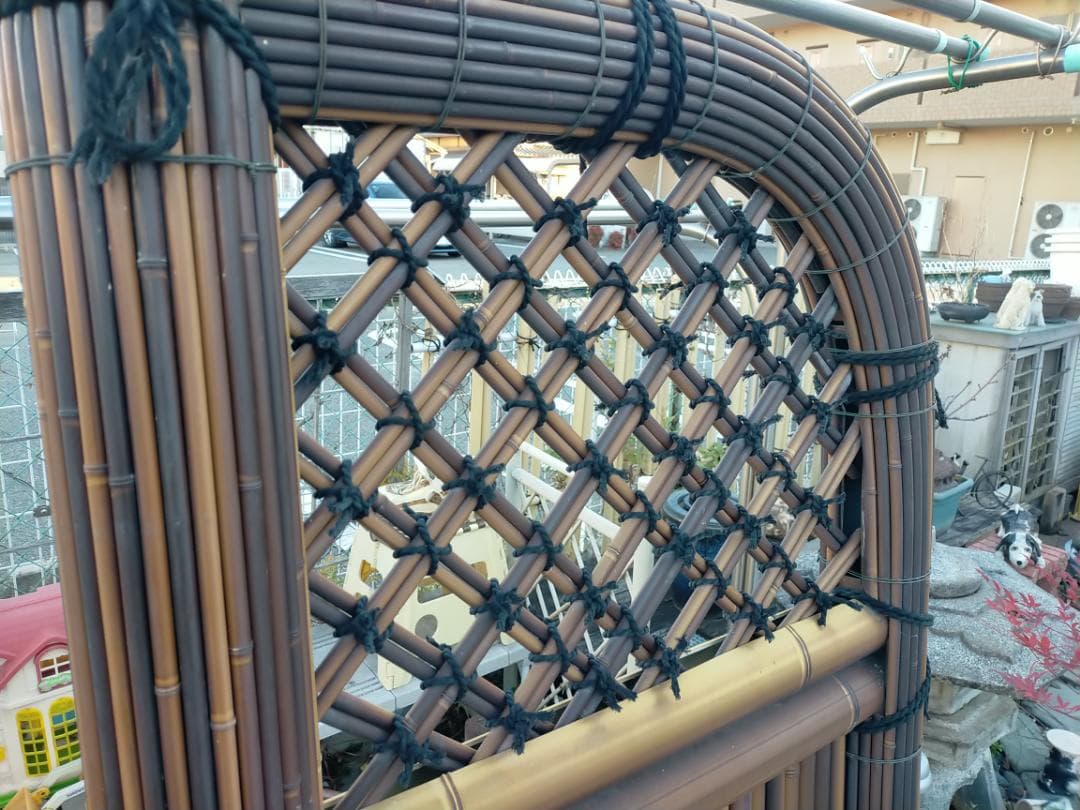 (引取り限定）竹巻玉袖☆竹垣☆袖垣☆庭園☆和庭園