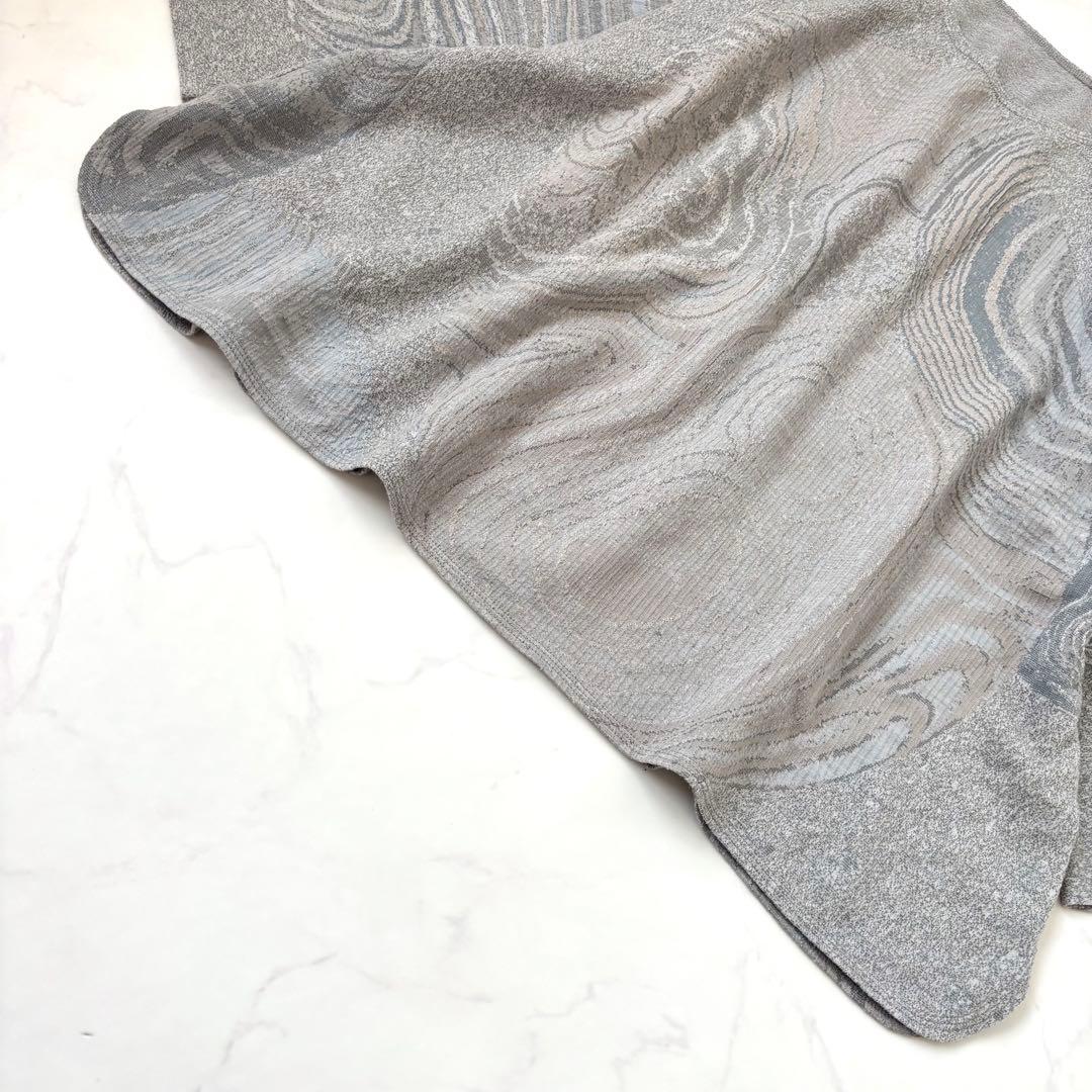 【極美品 23SS】ババグーリ メノウ ジャガード 長袖 プルオーバー 総柄 M