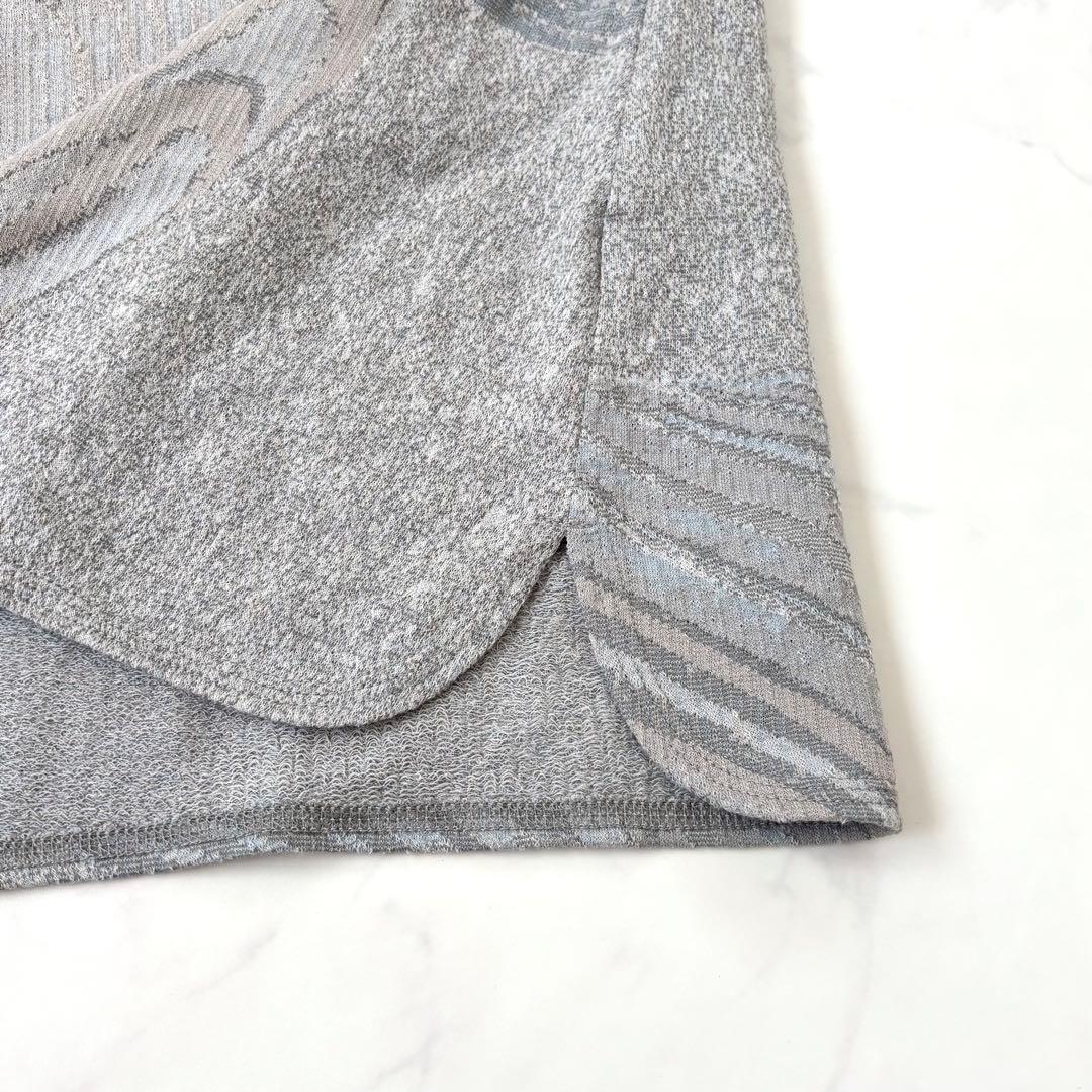 【極美品 23SS】ババグーリ メノウ ジャガード 長袖 プルオーバー 総柄 M