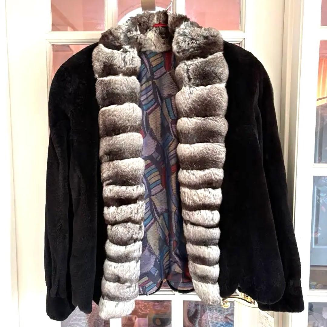 高級ミンクのリアルファーコート