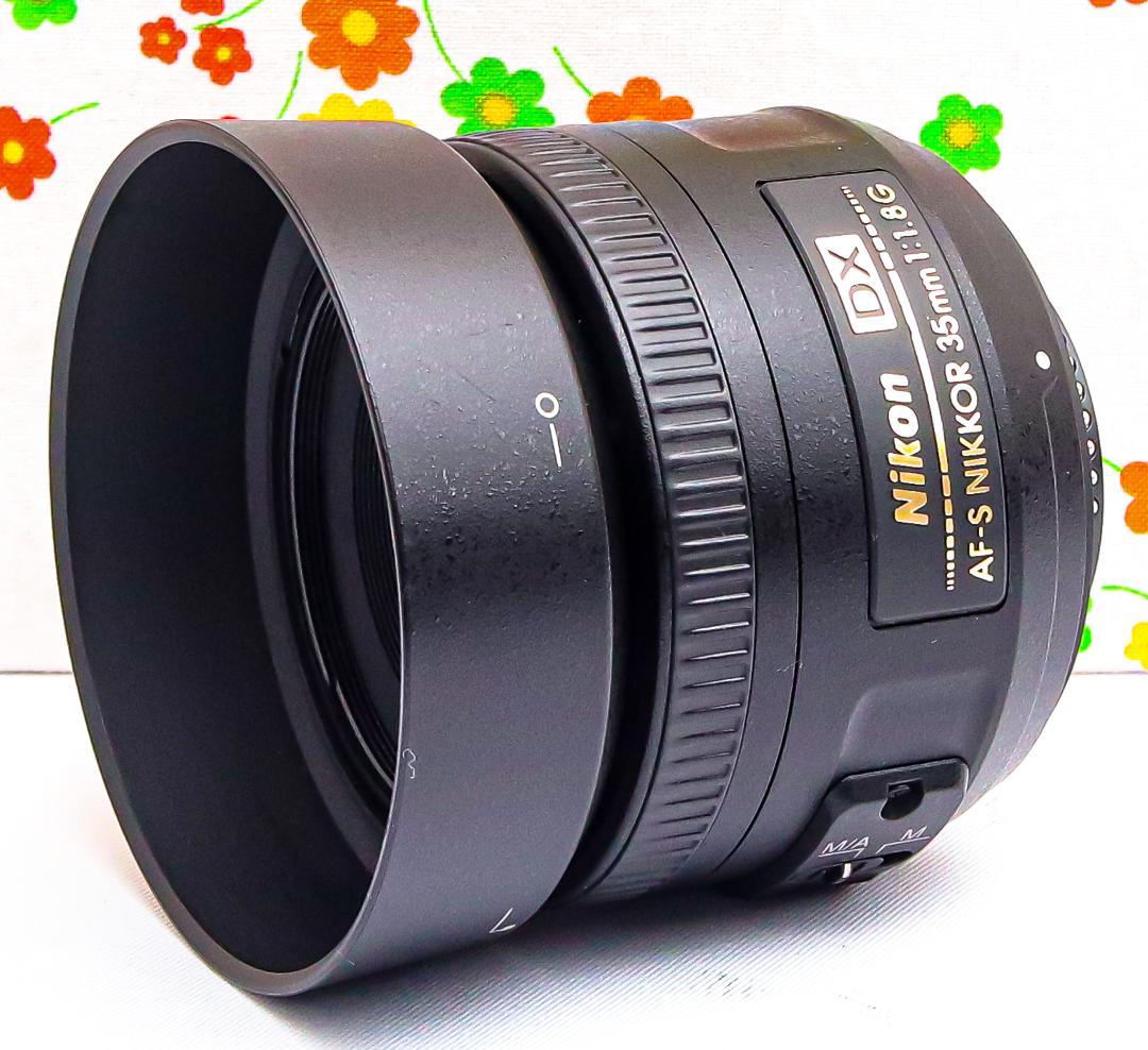 美品☆Nikon AF-S NIKKOR 35mm f/1.8G☆レンズフード付