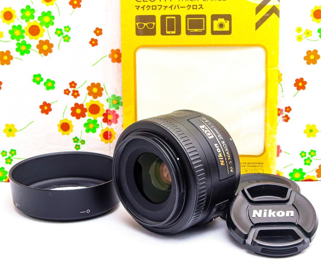 美品☆Nikon AF-S NIKKOR 35mm f/1.8G☆レンズフード付