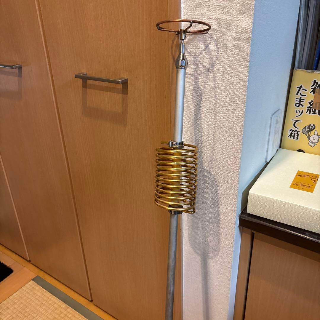 コイルアンテナ 金属製 デコトラ　ufoアンテナ 当時物CB無線