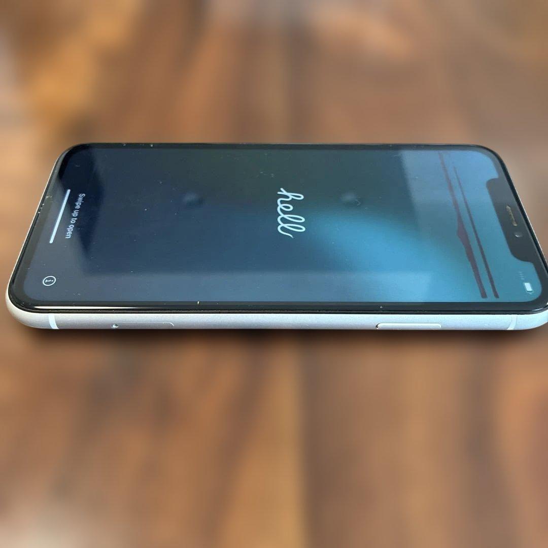 【画面不具合あり】iPhone XR 本体　ホワイト　128㎇