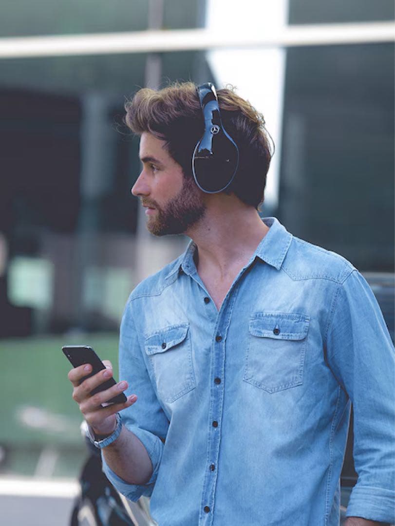 【美品】Mercedes-Benz ワイヤレスヘッドホン 2個セット