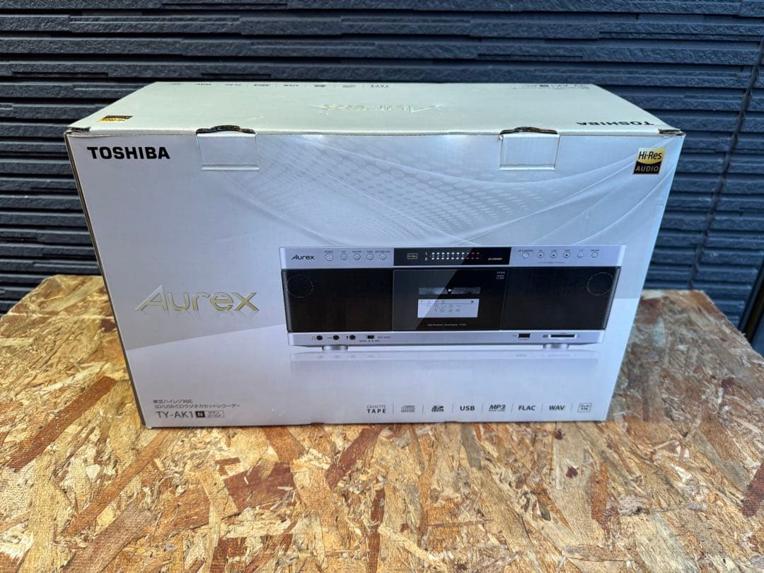 新品　東芝ラジカセ TY-AK1 ハイレゾ対応SD /USB/CD
