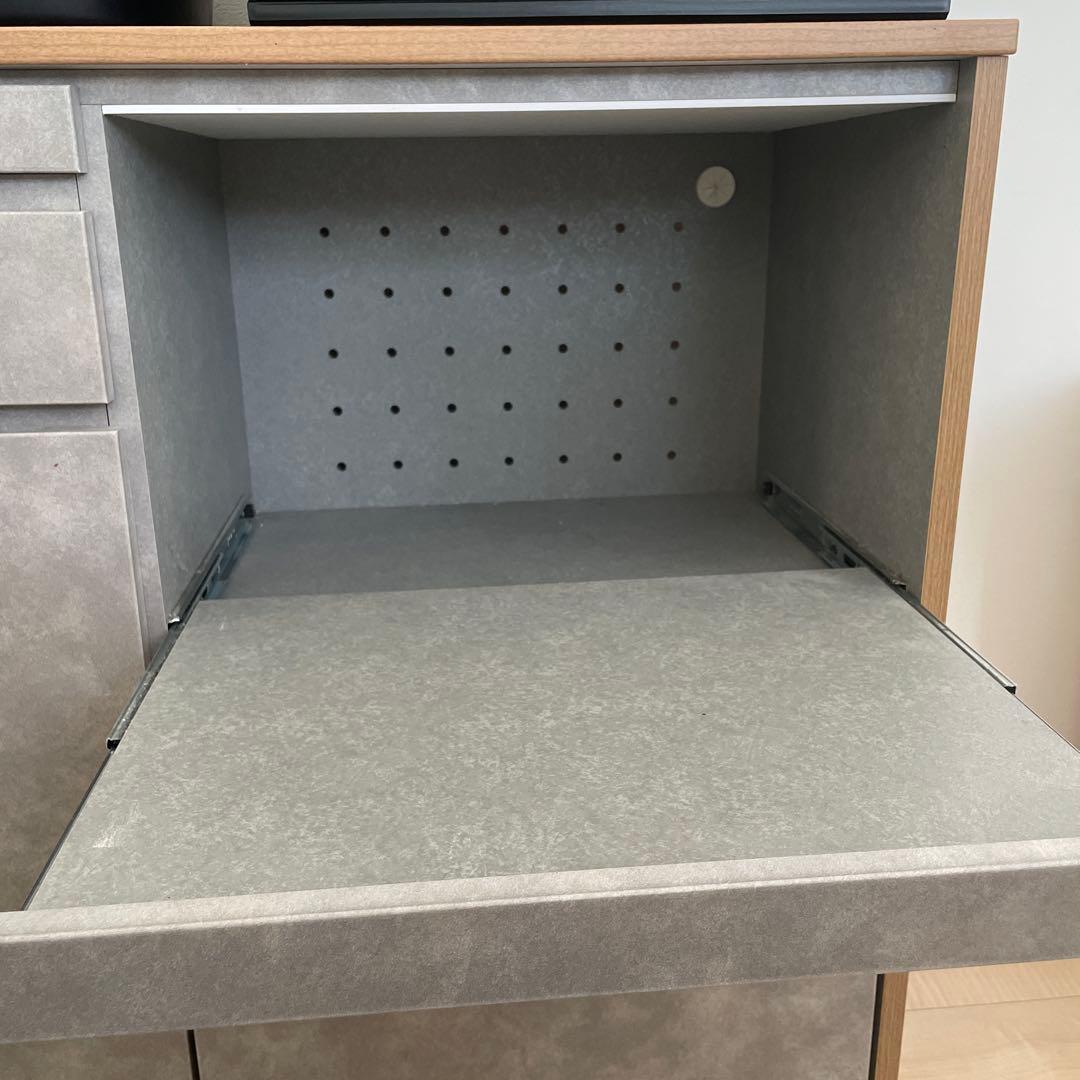 LOWYA　ロウヤ　キッチンカウンター　120幅　国産　収納　A-22