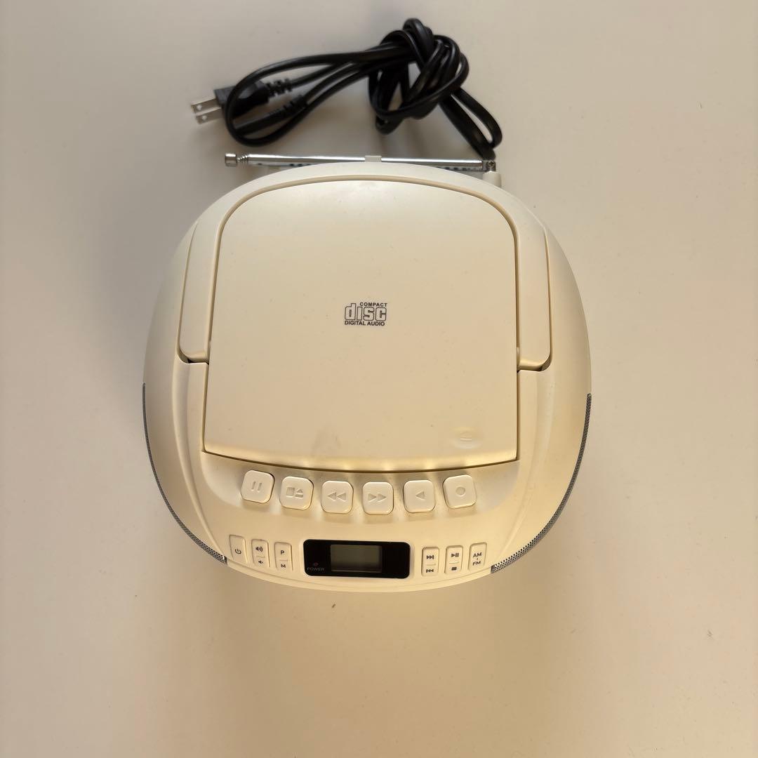 CDラジオ　白