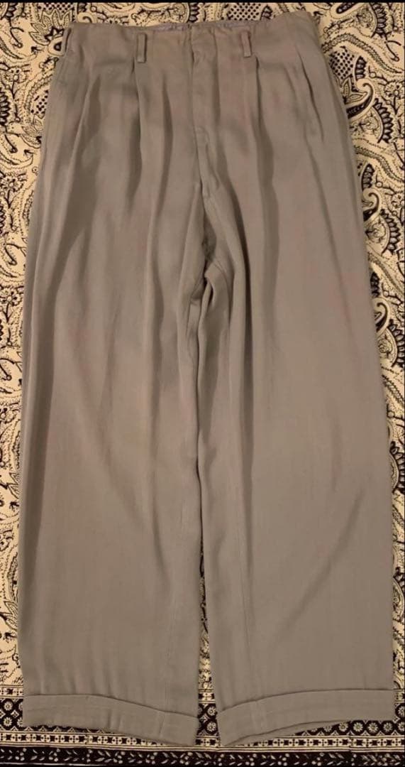 お*橋様 50s 60s レーヨン ギャバジン スラックス