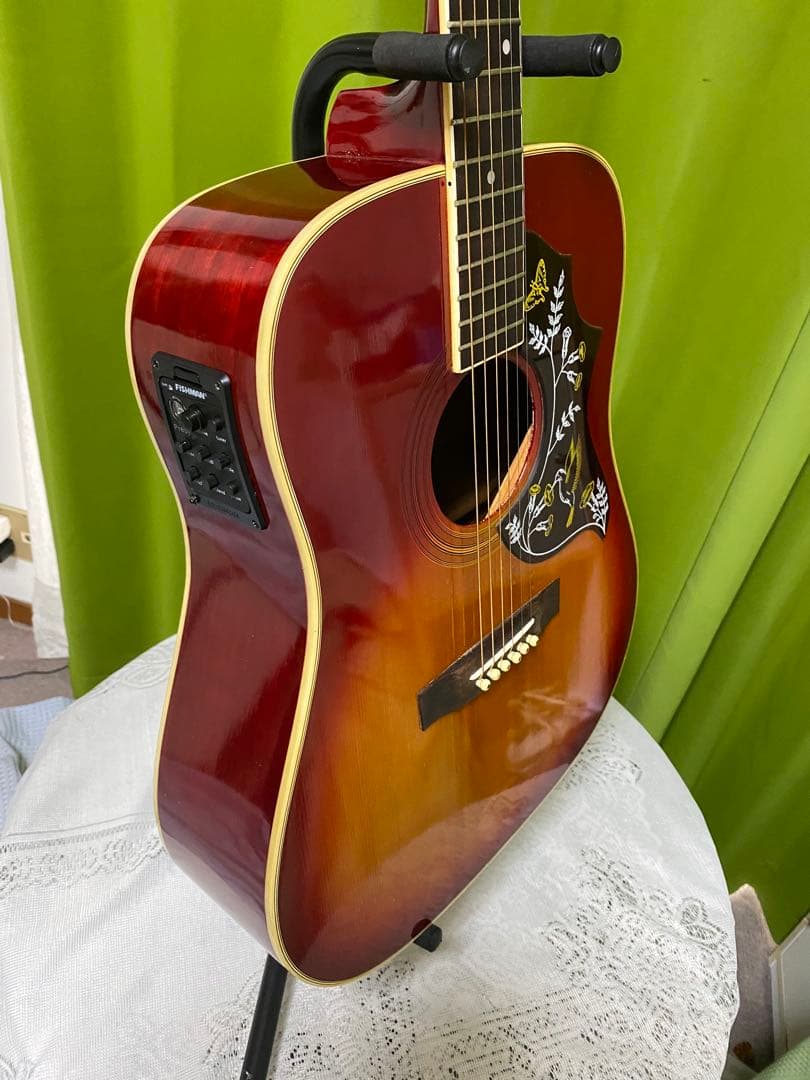 新春特価　極上美品ハミングバードONKYOエレアコ音出し良好アコギも！
