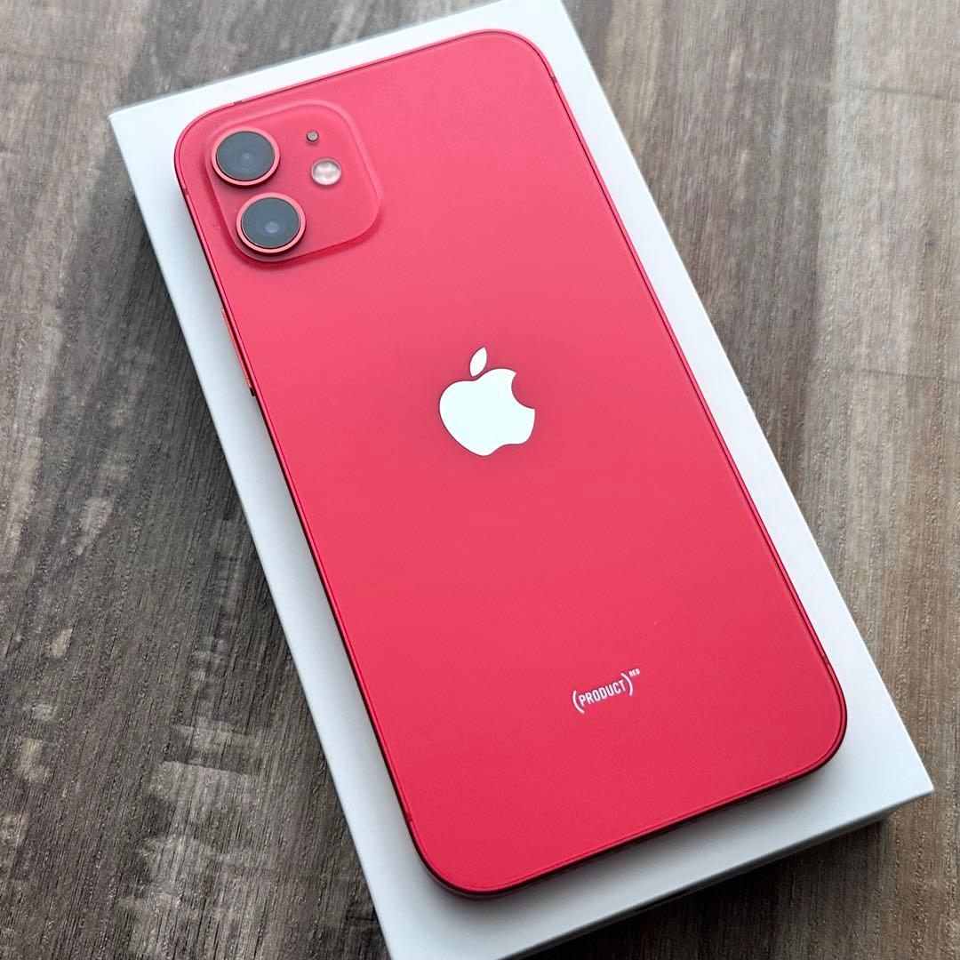 【良品◎】iPhone12 本体 RED 128GB SIMフリー