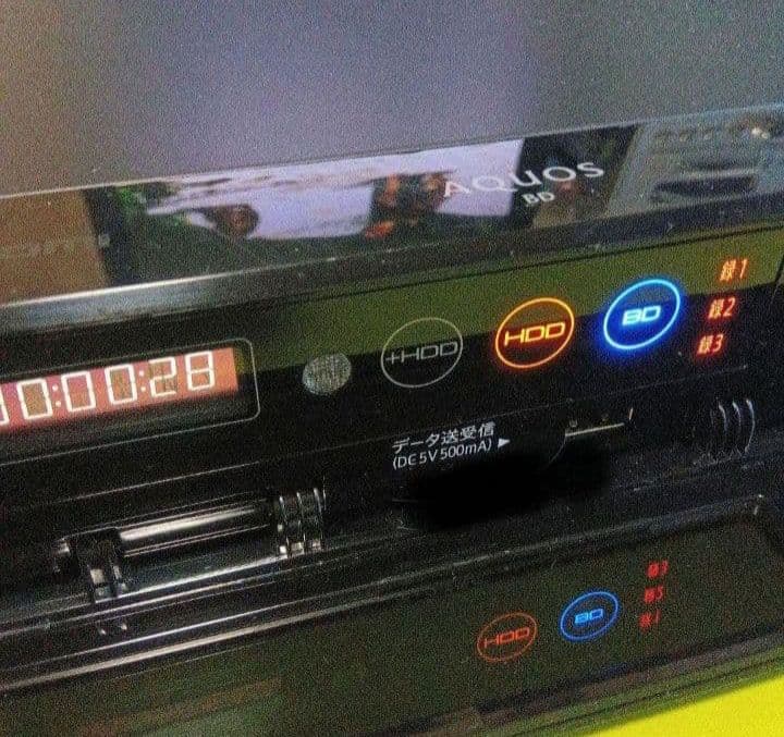 SHARP AQUOS BD-T1800 HDD新品2TB増量交換2