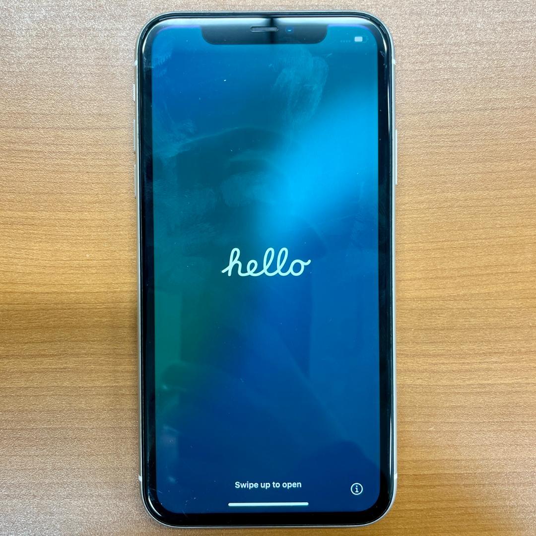 三*太様 iPhone 11 A2221 ホワイト 256GB スマホ ID 1