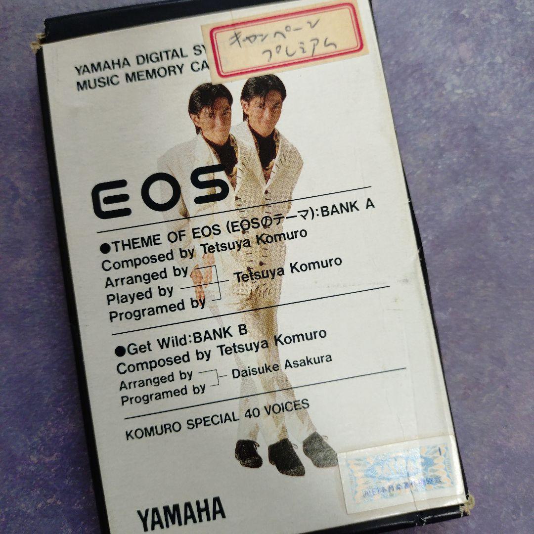 【激レア】YAMAHA ヤマハ EOS ボイスカード 小室哲哉　メモリーカード