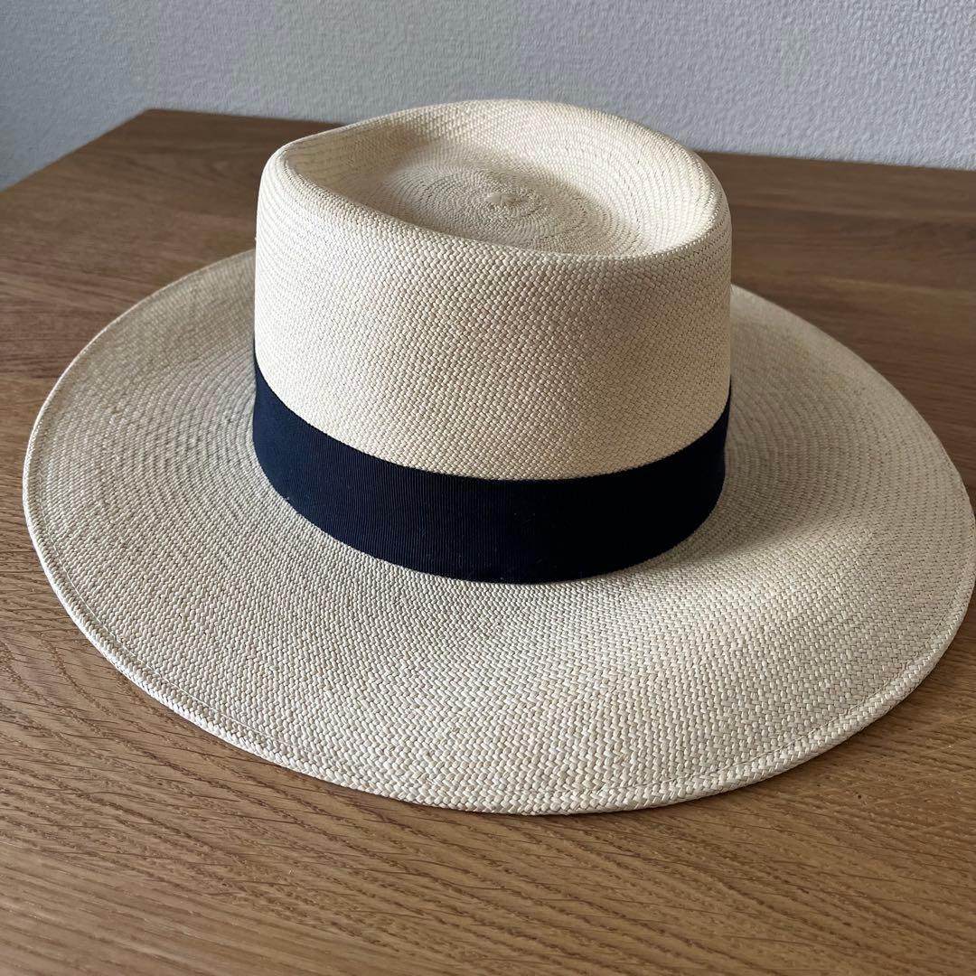 定価約13万 Maison Michel CHARLES HAT ネイビー M