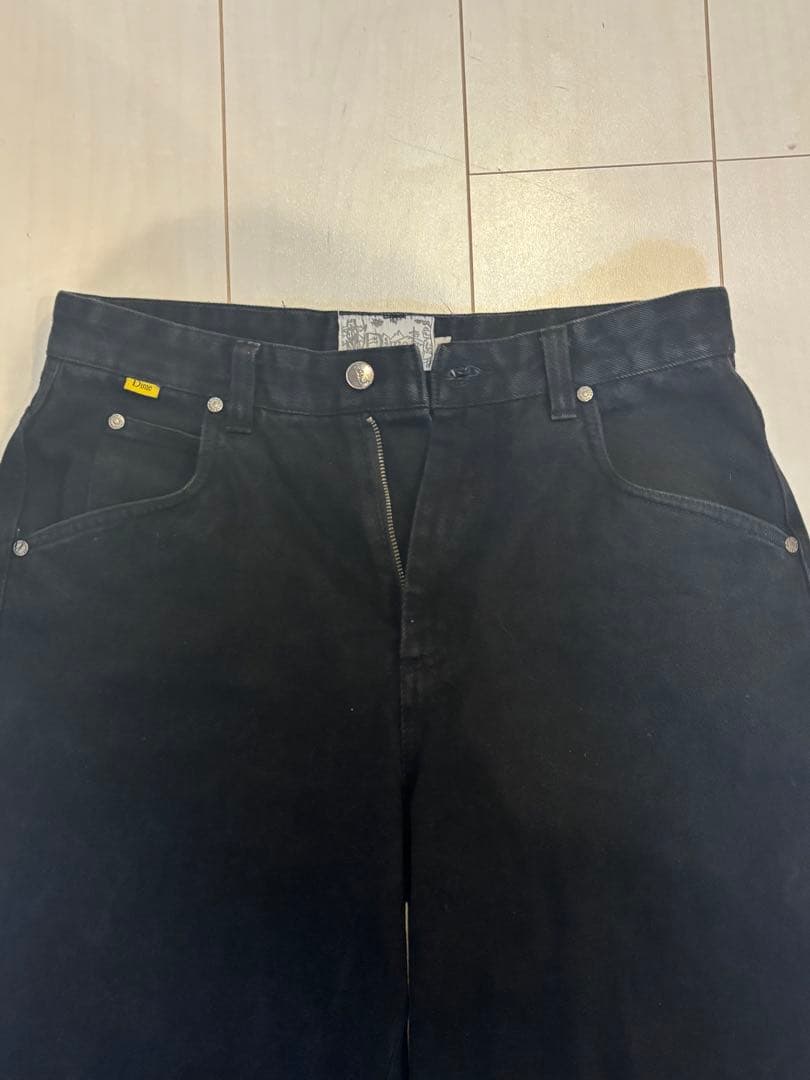 Dime ブラック バギーデニム