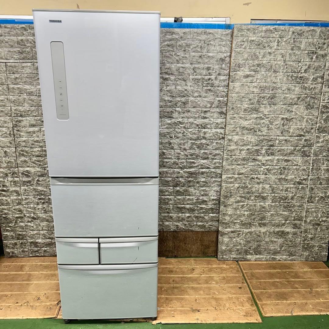 924 冷蔵庫　大型　400L強　自動製氷機付　右開き　保証込　美品　大人気