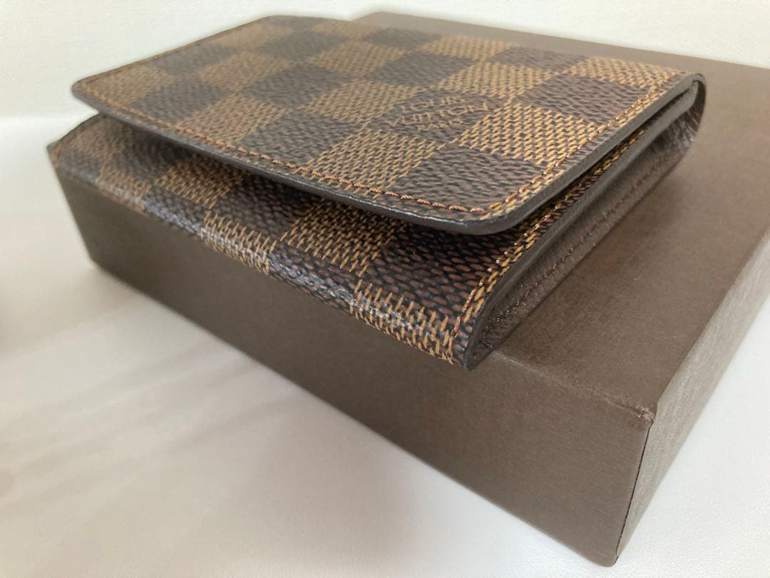 ほぼ未使用　ルイヴィトン 名刺入れ　カードケース　ダミエ　レディース　メンズ