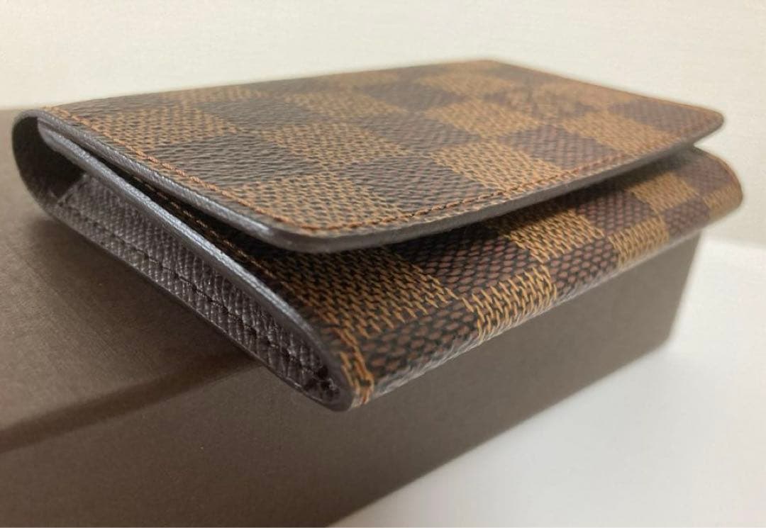 ほぼ未使用　ルイヴィトン 名刺入れ　カードケース　ダミエ　レディース　メンズ