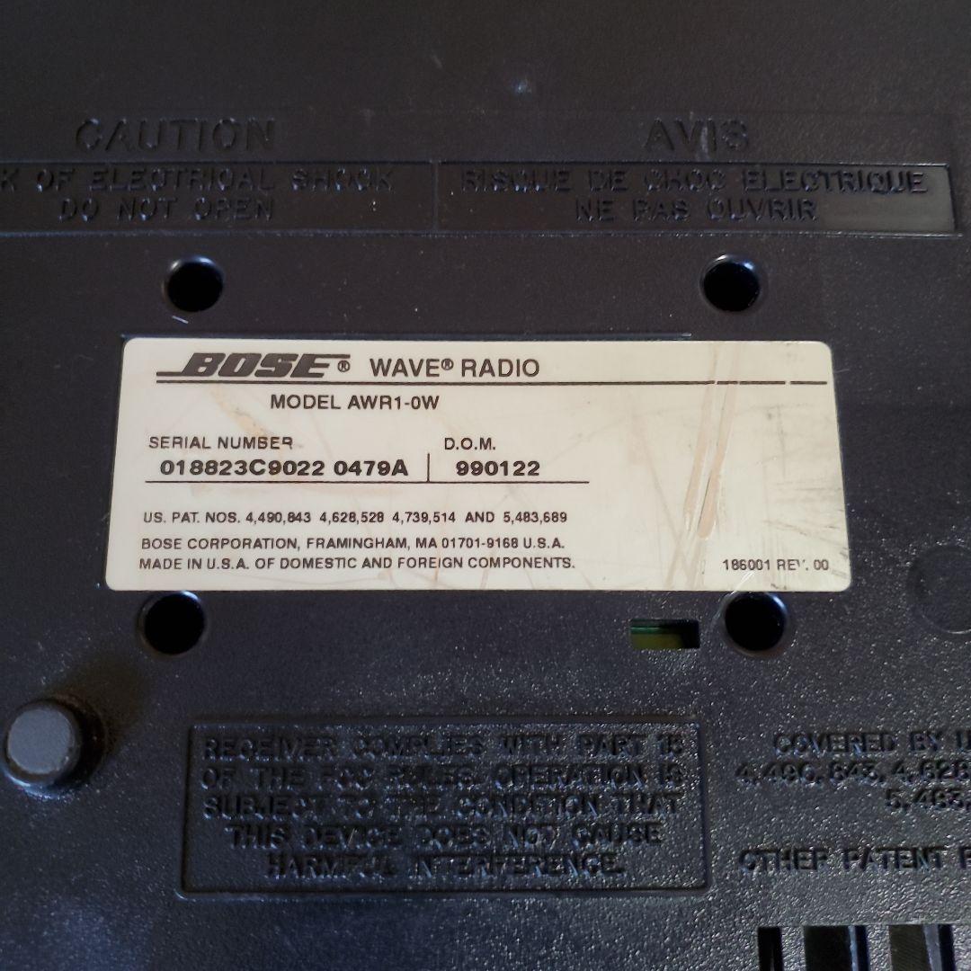 ボーズ　WAVE RADIO　BOSE　AWR1-0W