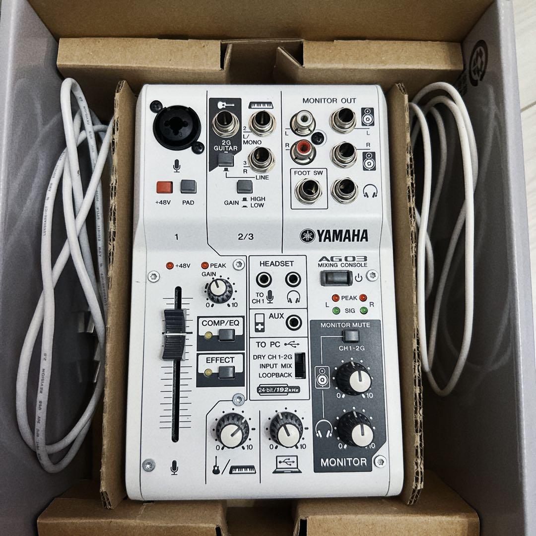 【テネシー】YAMAHA AG03 ミキシングコンソール