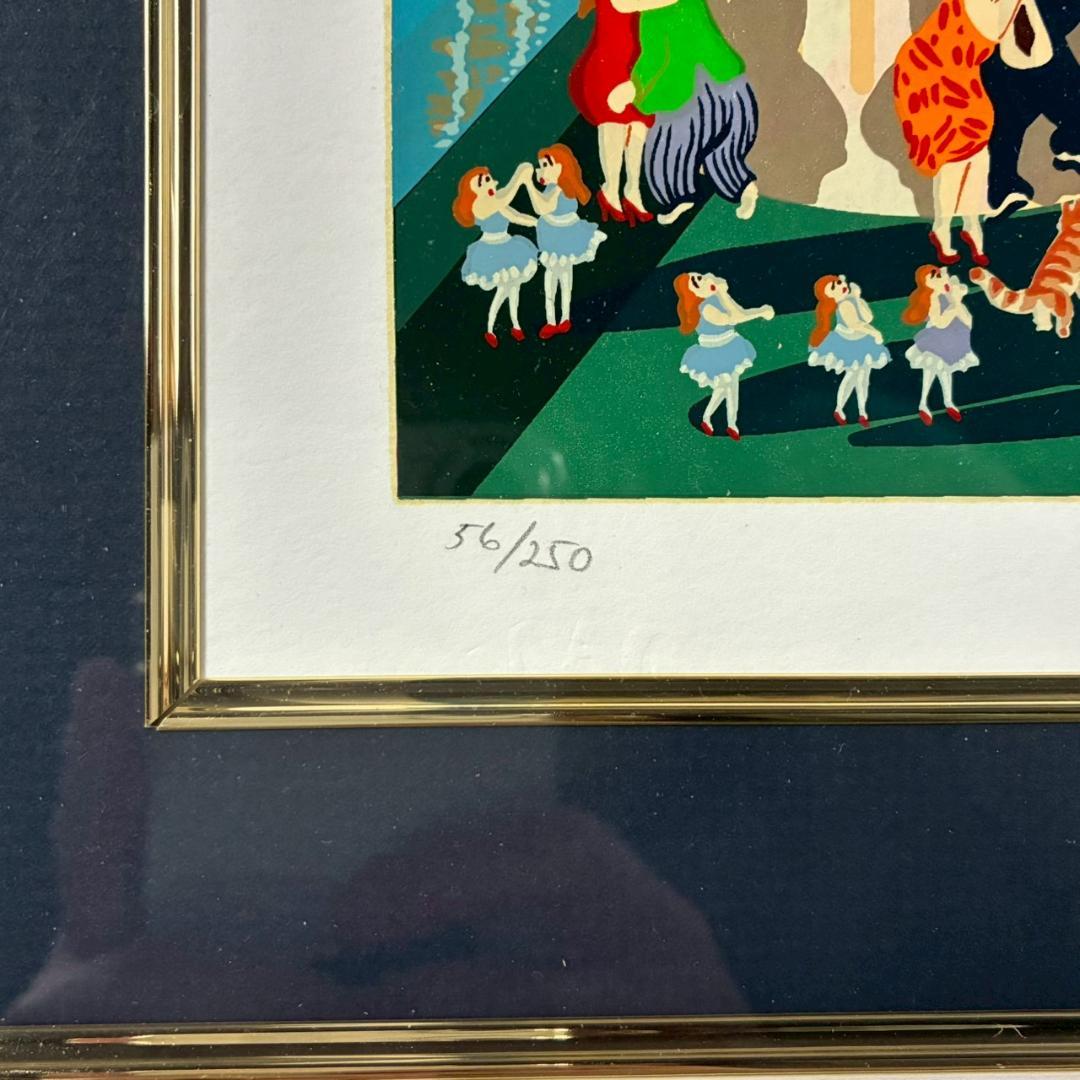 ヒロ・ヤマガタ「スターライトクルージング」シルクスクリーン 大作 直筆サイン入り