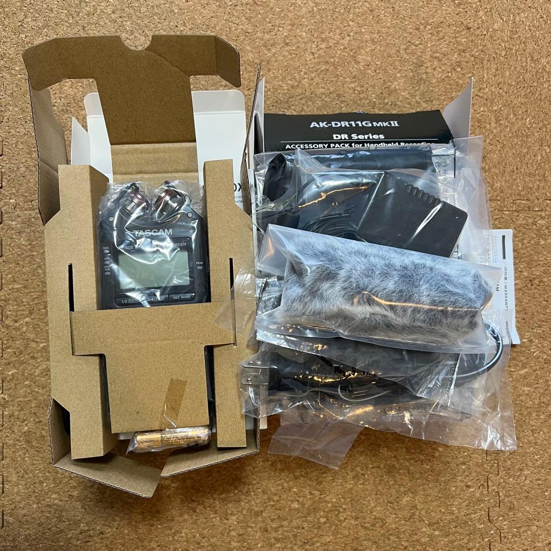 TASCAM DR-40X リニアPCMレコーダー ＆ アクセサリーパックセット