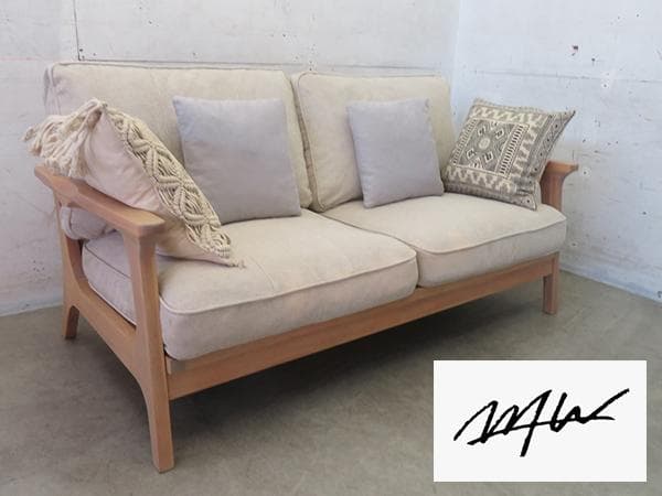 美品■WTW■TISMO SOFAティズモソファ■2人掛けソファ■西海岸スタイル