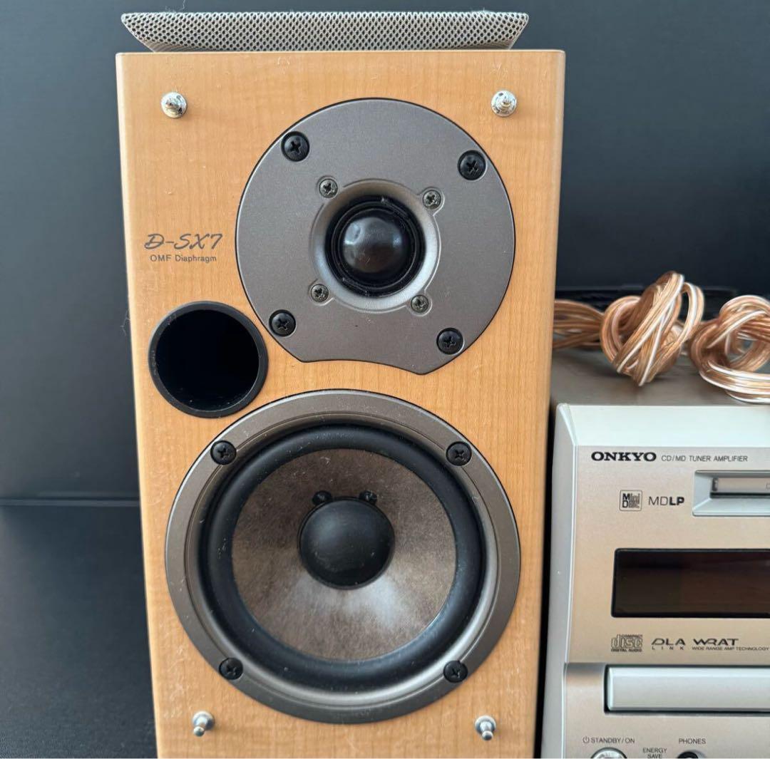 ONKYO FR-X7 CD/MDコンポ ＋ D-SX7 スピーカーセット