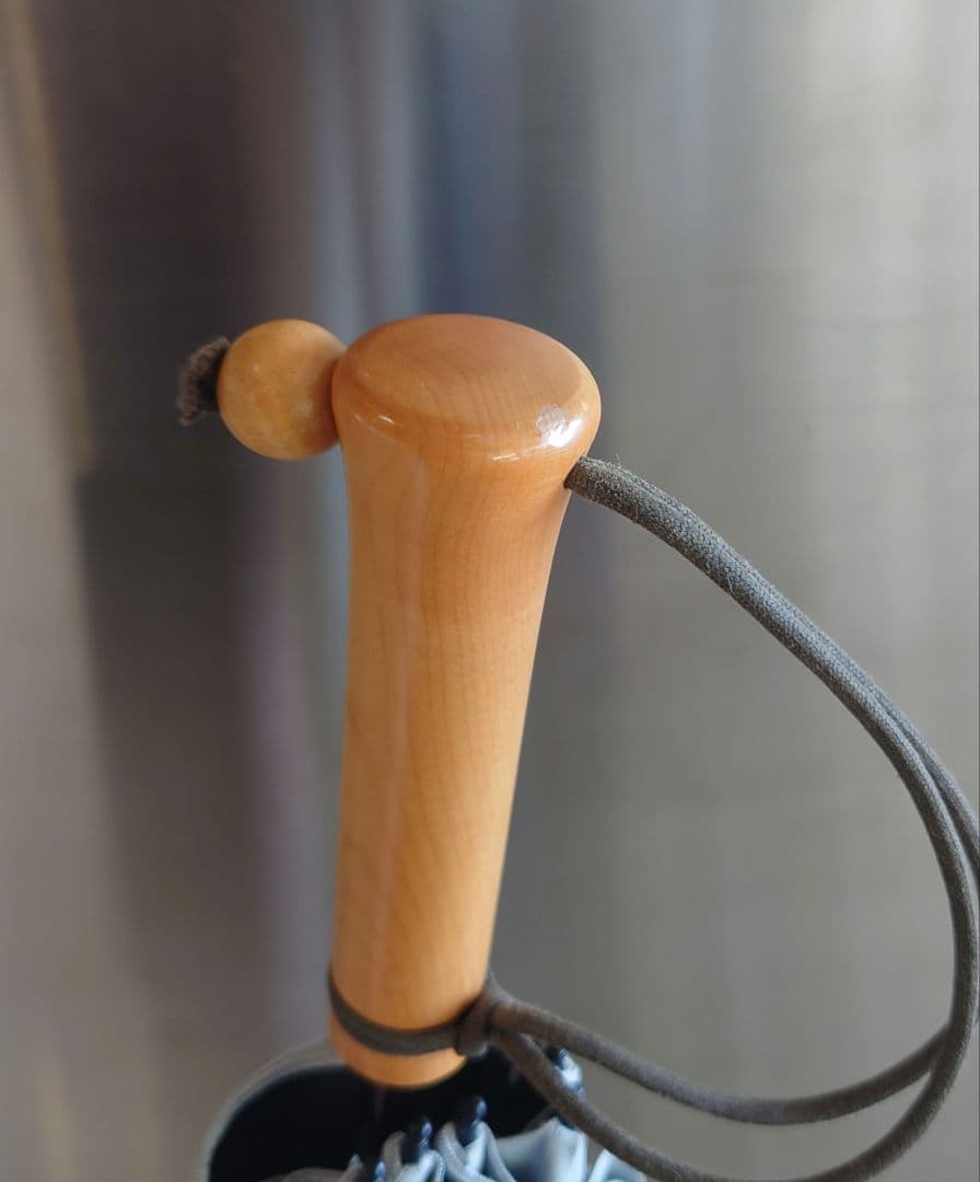 サンバリア100 日傘 2段折 moku グレー 完全遮光 折り畳み