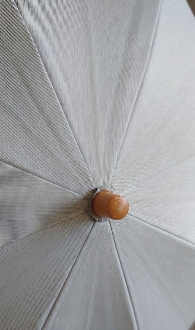 サンバリア100 日傘 2段折 moku グレー 完全遮光 折り畳み