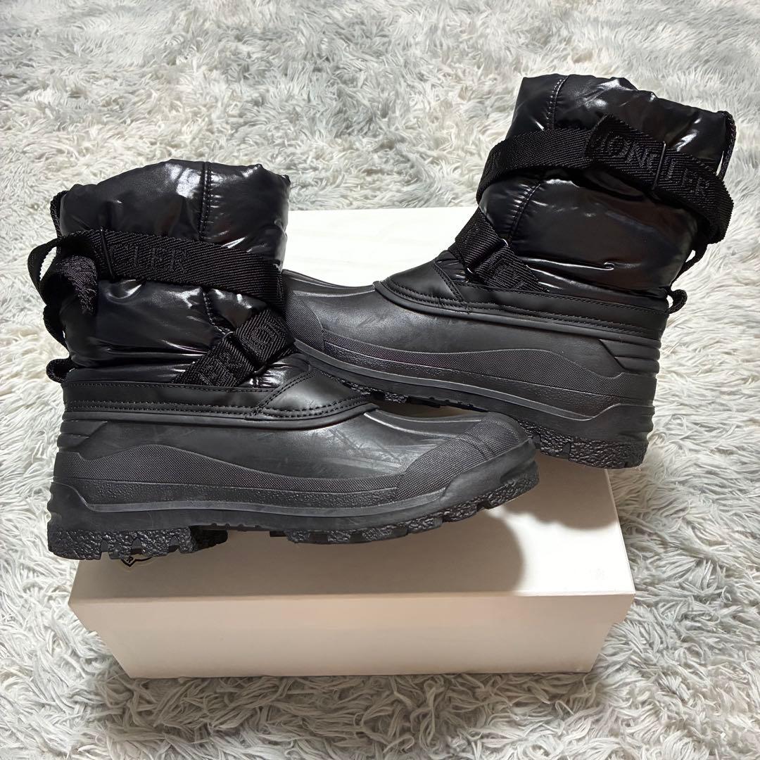 【美品】MONCLER 防寒 防水 ウィンターブーツ 41 BLACK