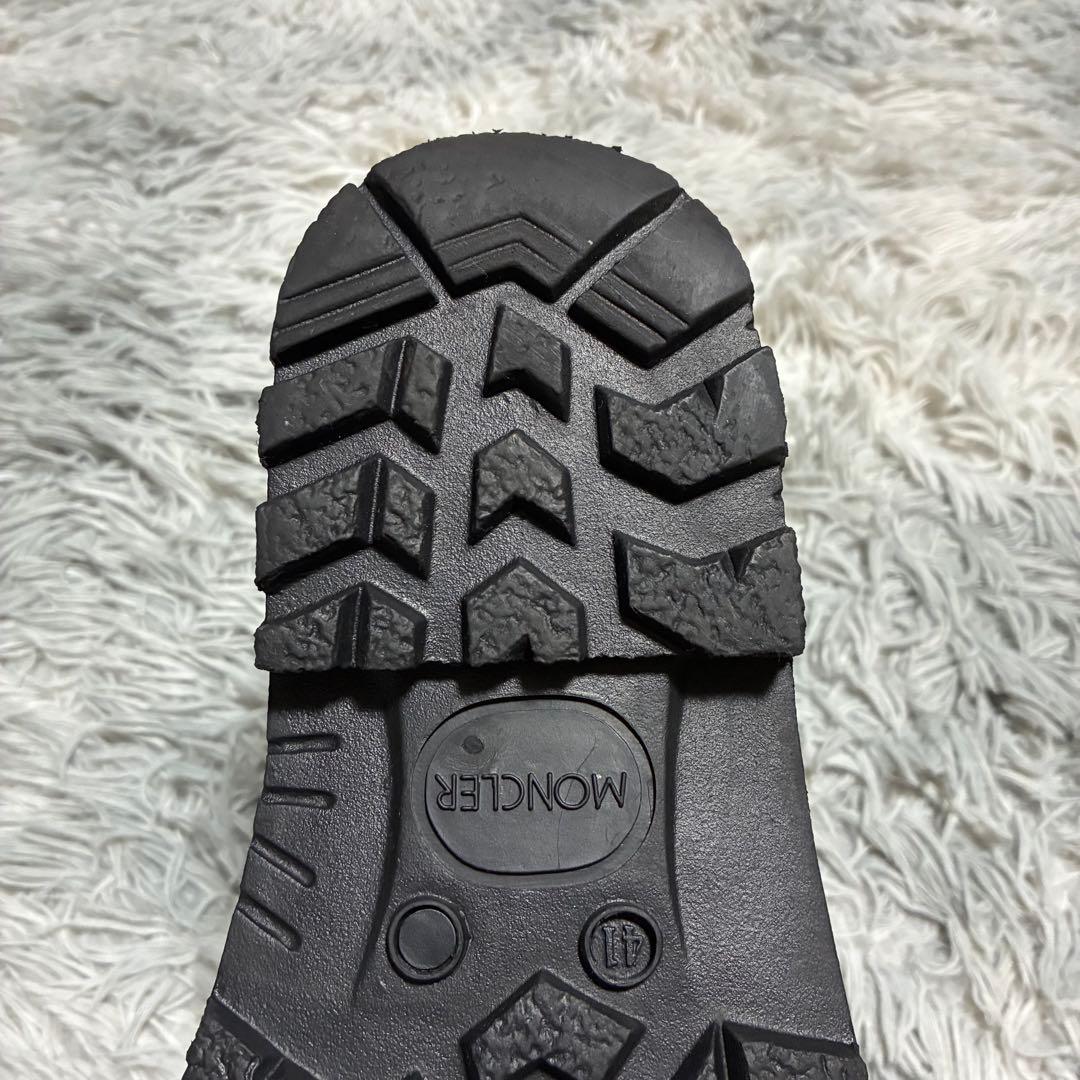 【美品】MONCLER 防寒 防水 ウィンターブーツ 41 BLACK