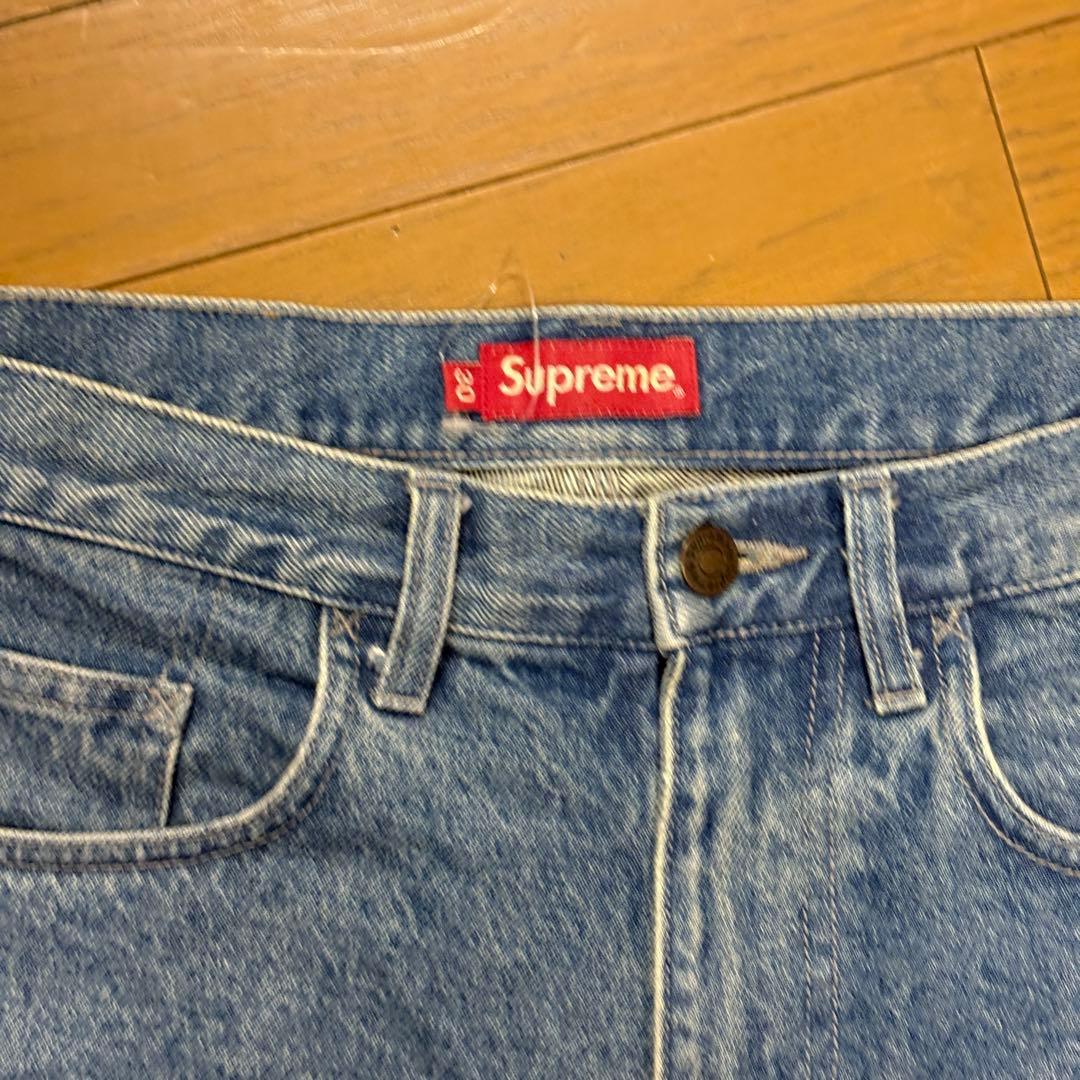 Supreme デニムショートパンツ グラフィティ