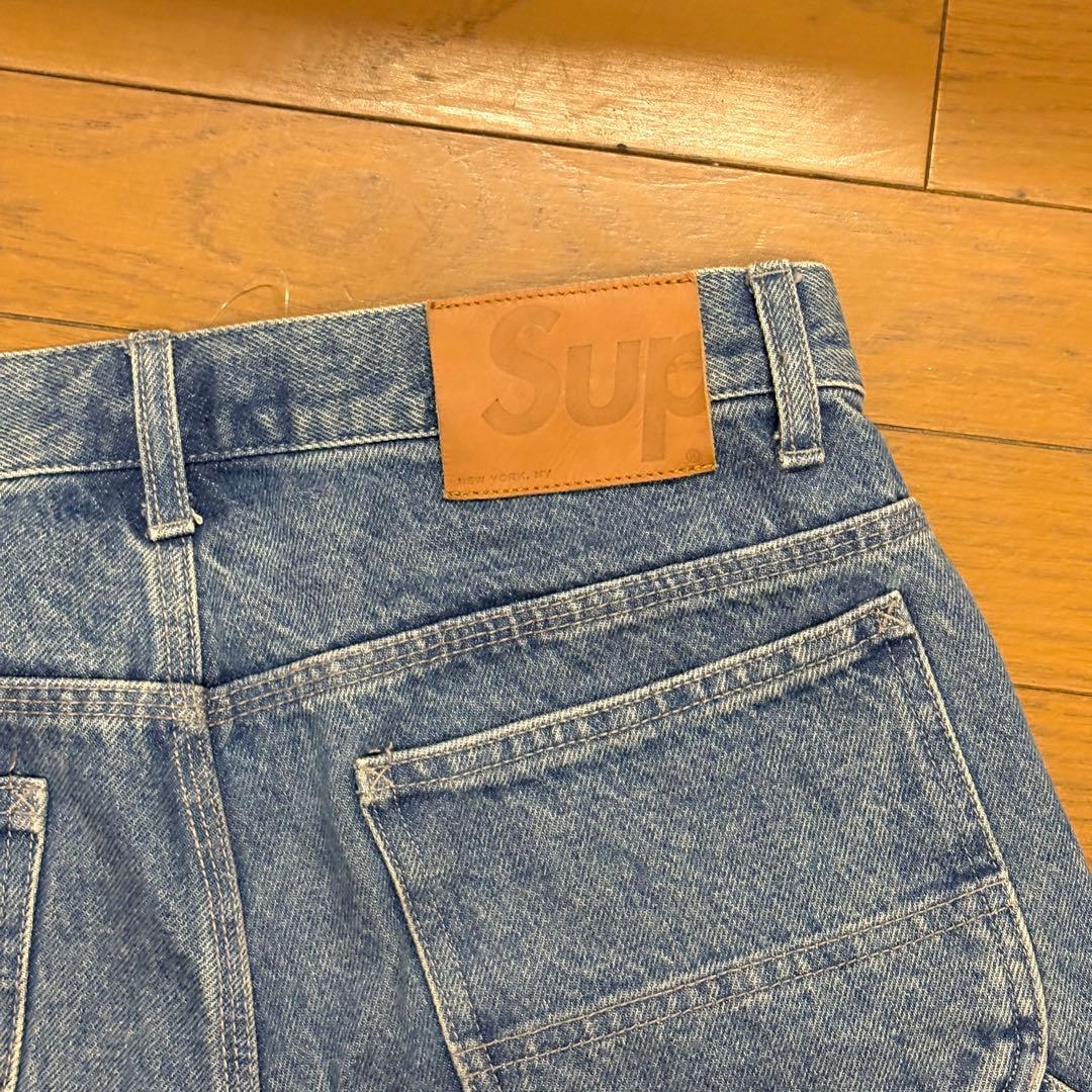 Supreme デニムショートパンツ グラフィティ
