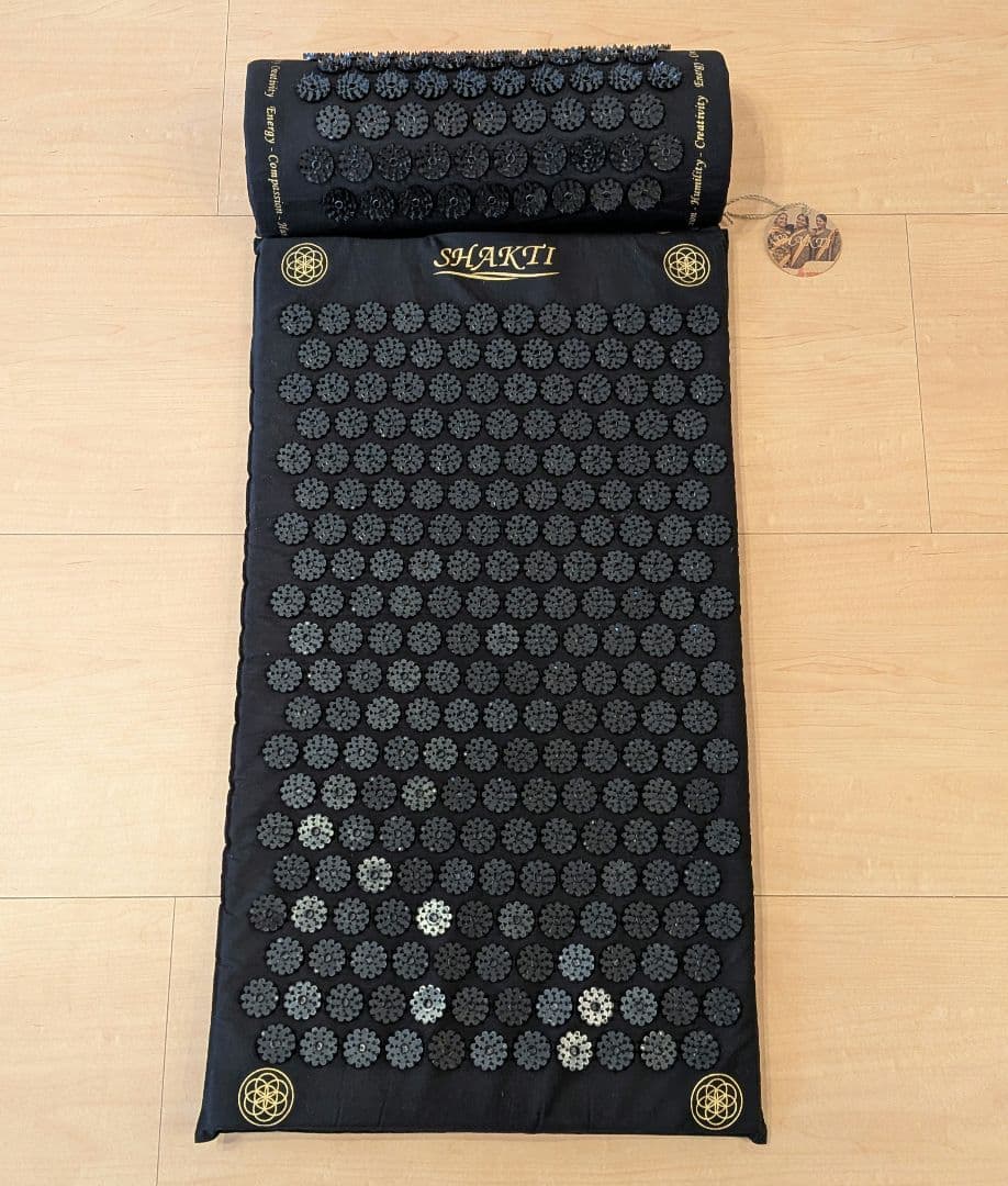 【正規品】シャクティマット&ピロー ブラック