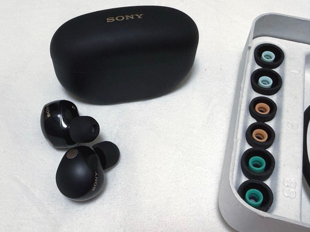 美品SONY WF-1000XM5 ブラック 付属品完備／使用回数少／動作確認済