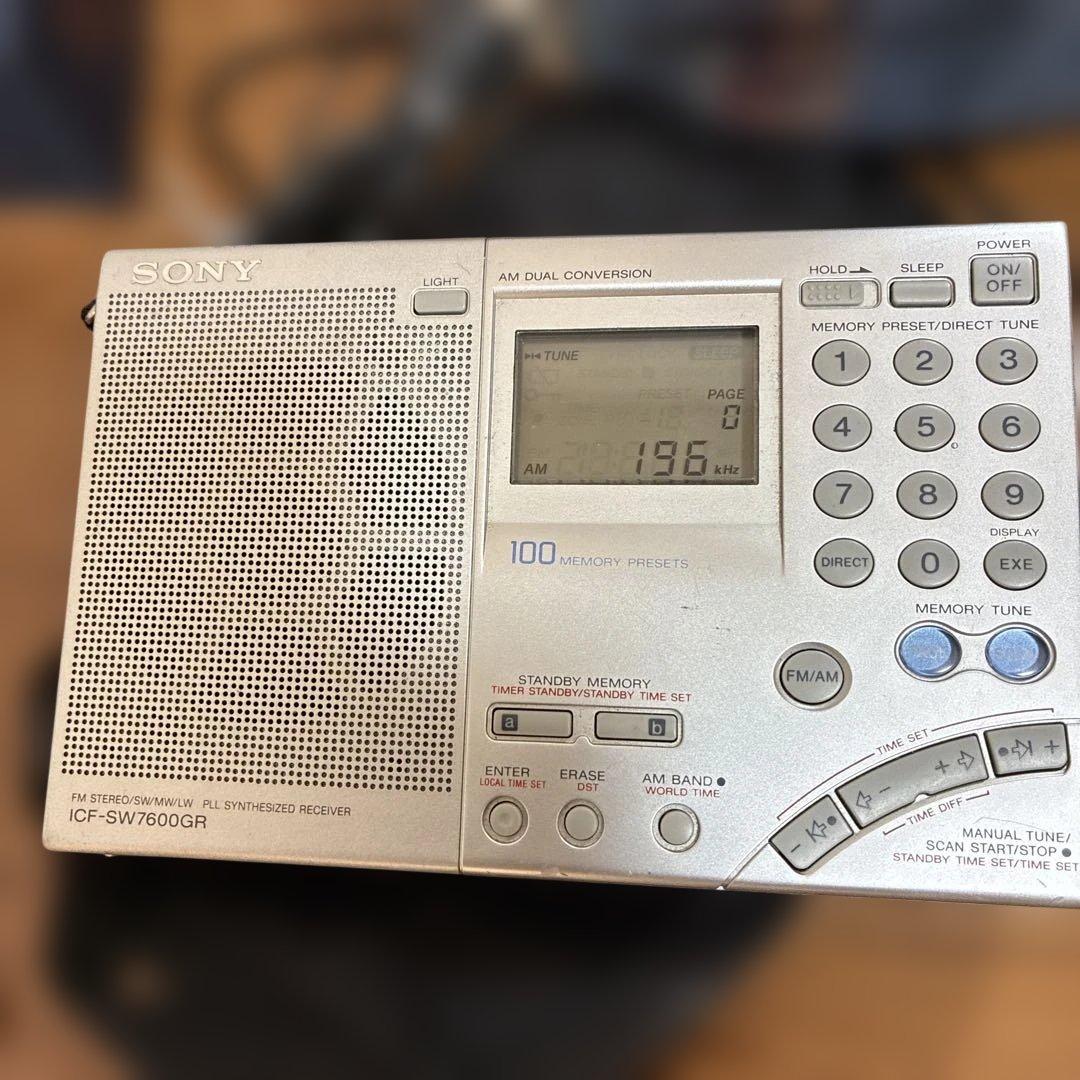 SONY ICF-SW7600GR 短波ラジオ